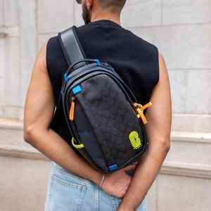 COACH one strap backpack